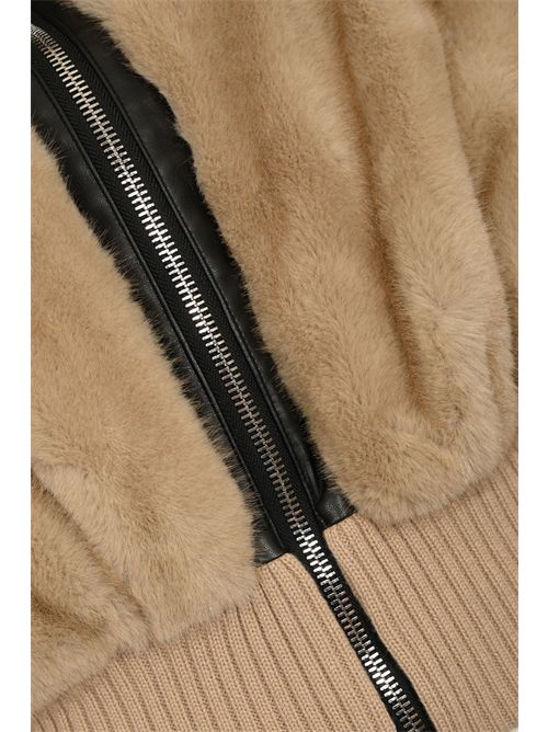 Bomber Bagels effetto pelliccia PINKO | 105399 A2PIC60